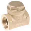 RS PRO Brass Threaded BSP Single Check Valve 3/4 in, 16 bar 486-215