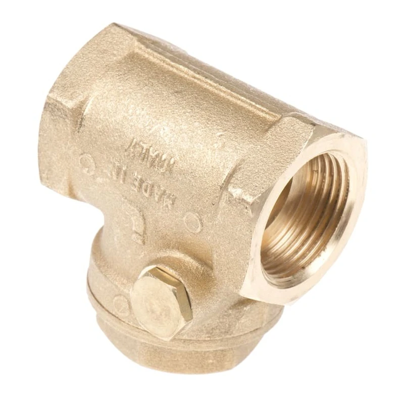 RS PRO Brass Threaded BSP Single Check Valve 3/4 in, 16 bar 486-215