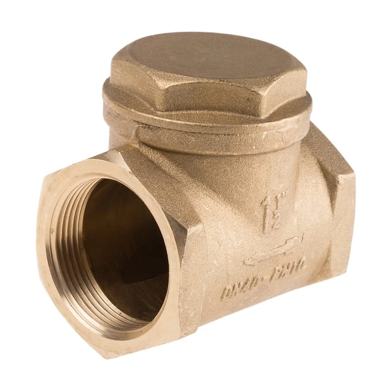 RS PRO Brass Threaded BSP Single Check Valve 1 to 1/2 in, 16 bar 486-221