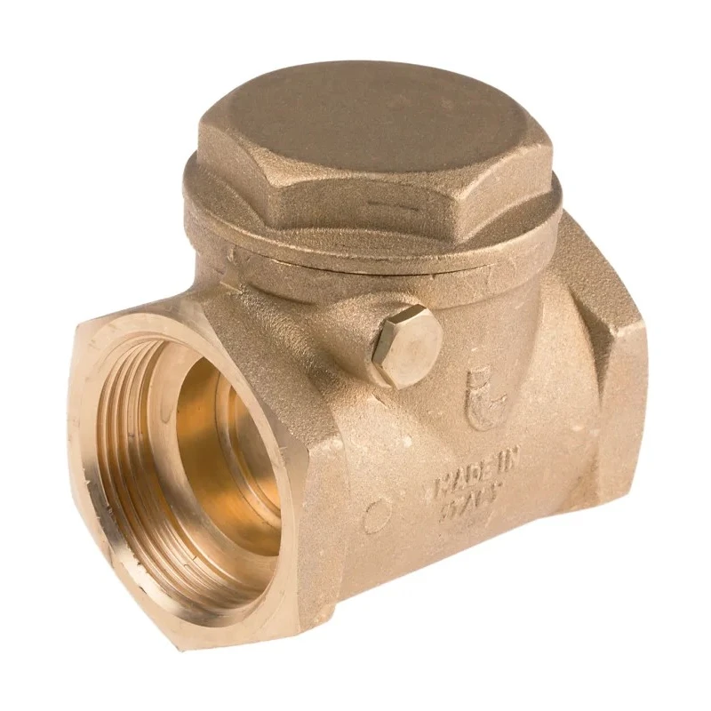 RS PRO Brass Threaded BSP Single Check Valve 1 to 1/2 in, 16 bar 486-221