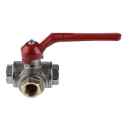 RS PRO Brass Threaded Ball Valve BSPP 2 in x 1/2 in, Aluminium Handle, 40 bar 486-243