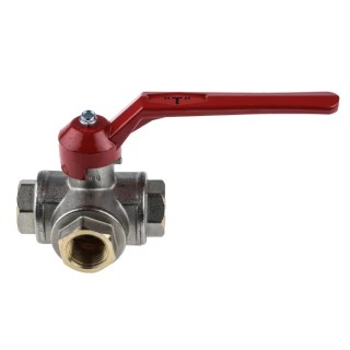 RS PRO Brass Threaded Ball Valve BSPP 2 in x 1/2 in, Aluminium Handle, 40 bar 486-243