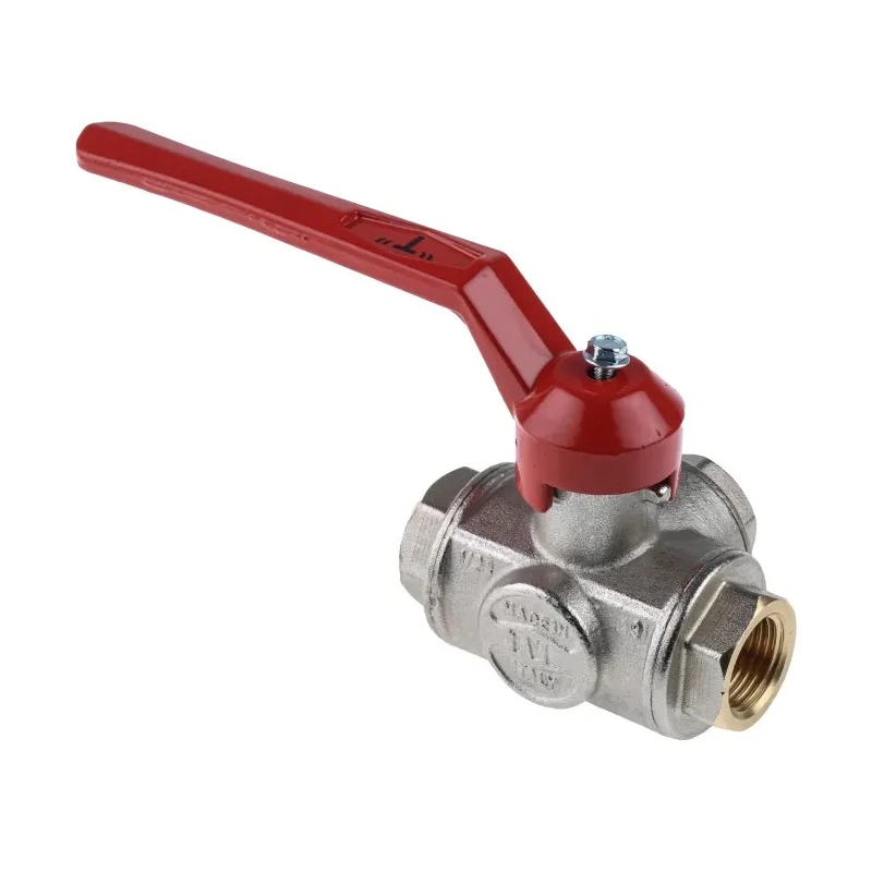 RS PRO Brass Threaded Ball Valve BSPP 2 in x 1/2 in, Aluminium Handle, 40 bar 486-243