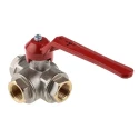 RS PRO Brass Threaded Ball Valve BSPP 2 in x 1/2 in, Aluminium Handle, 40 bar 486-243