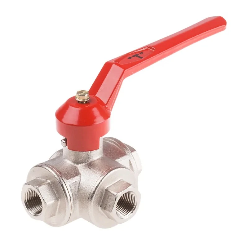 RS PRO Brass Threaded Ball Valve BSPP 40 bar, Aluminium Handle, 2 in Inlet Port, 3/8 in Outlet Port 486-255