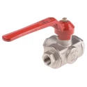 RS PRO Brass Threaded Ball Valve BSPP 40 bar, Aluminium Handle, 2 in Inlet Port, 3/8 in Outlet Port 486-255