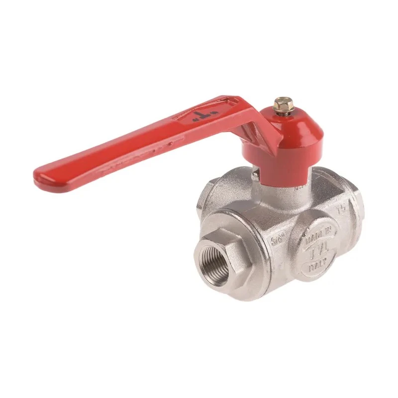 RS PRO Brass Threaded Ball Valve BSPP 40 bar, Aluminium Handle, 2 in Inlet Port, 3/8 in Outlet Port 486-255