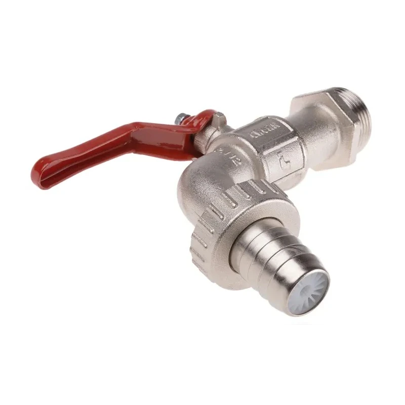 RS PRO Chrome Brass Lever Bib Tap BSP, 3/8 - 1 in, 21 bar Operating Pressure, Lever Control, Brass Body, Chrome 486-283