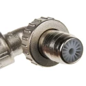 RS PRO Chrome Brass Lever Bib Tap BSP, 3/8 - 1 in, 21 bar Operating Pressure, Lever Control, Brass Body, Chrome 486-283