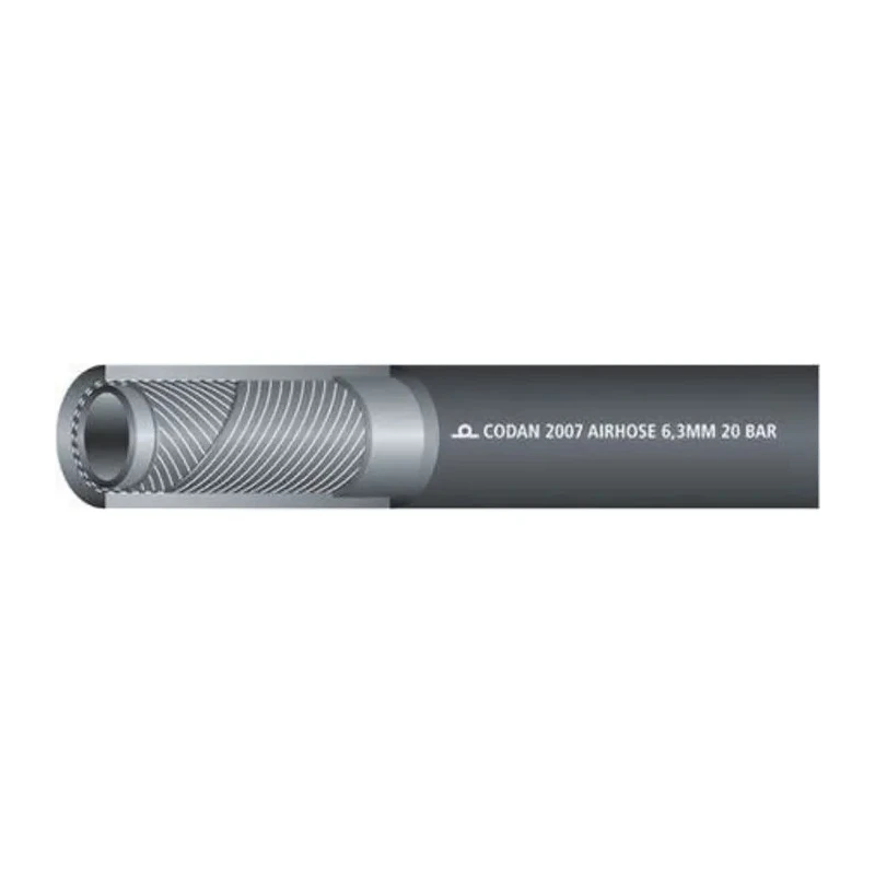 RS PRO Black Hose Pipe for Air and Water Applications, Styrene Butadiene Rubber, 25 m Length, 16 mm Inside Diameter 486-485