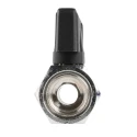 RS PRO Chrome Plated Brass Hydraulic Ball Valve 1/4 in 2 Ports ISO 228 30 bar 486-334