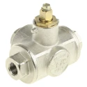 RS PRO Brass Threaded Ball Valve BSPP 2 in Port Size, Aluminium Handle, Operating Temp -10°C to 120°C 486-312