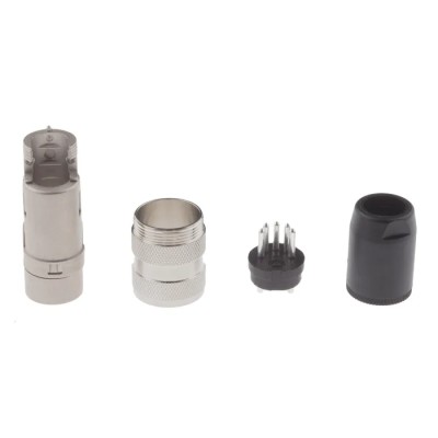 Amphenol Industrial C 091 A 5 Pole Straight M16 DIN Plug, DIN 41524, 4A, 100V, IP40, Screw Lock, Cable Male T3360010
