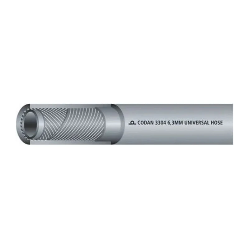 RS PRO Ethylene Propylene Diene Monomer Hose Pipe, 25.4 mm ID, 36.2 mm OD, Grey, 25 m Length 486-508