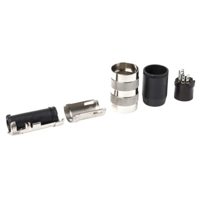 Amphenol Industrial 5 Pole Straight M16 DIN Socket, DIN 41524, 4A, 100V, IP40, Screw Lock T3361010