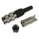 Amphenol Industrial 5 Pole Straight M16 DIN Socket, DIN 41524, 4A, 100V, IP40, Screw Lock T3361010