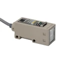 Omron Diffuse Photoelectric Sensor, Block Style, 2 m Detection Range, PNP Output, IP67, Die Cast Zinc Housing E3S-CD12 2M