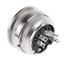 Amphenol Industrial C 091 A 5 Pole Straight M16 DIN Socket Panel Mount Female 4A 100V IP40 T 3363 010
