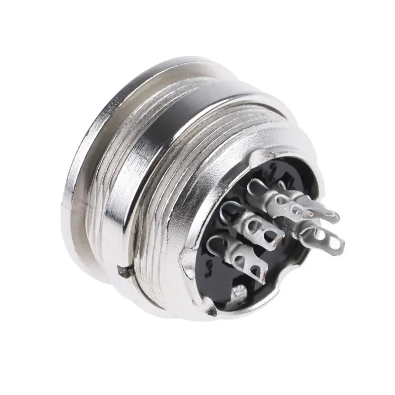 Amphenol Industrial C 091 A 5 Pole Straight M16 DIN Socket Panel Mount Female 4A 100V IP40 T 3363 010
