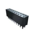 Samtec Right Angle Surface PCB Socket 18-Contact 2 Row 2 mm Pitch Through Hole SQT-109-01-F-D