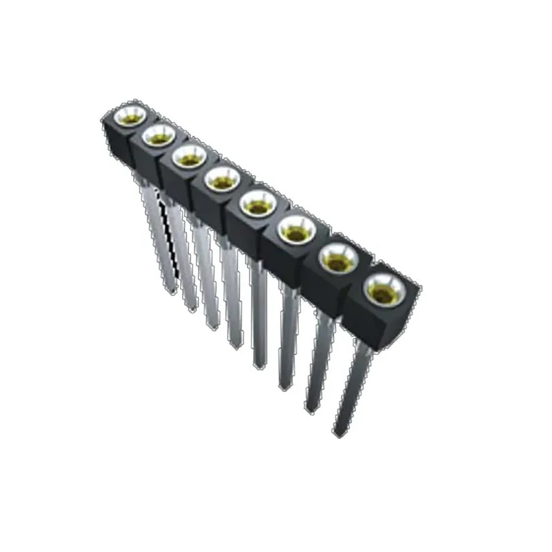 Samtec SS Series Straight Through Hole PCB Socket 5-Contact Single Row 2.54 mm Pitch Solder Termination SS-105-G-2