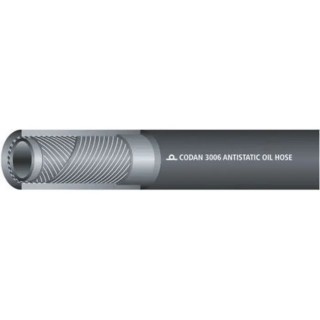 Semperit RS PRO CR Nitrile Rubber (NBR) Hose Pipe, 9.5 mm ID, 17.5 mm OD, Black, 25 m 486-675