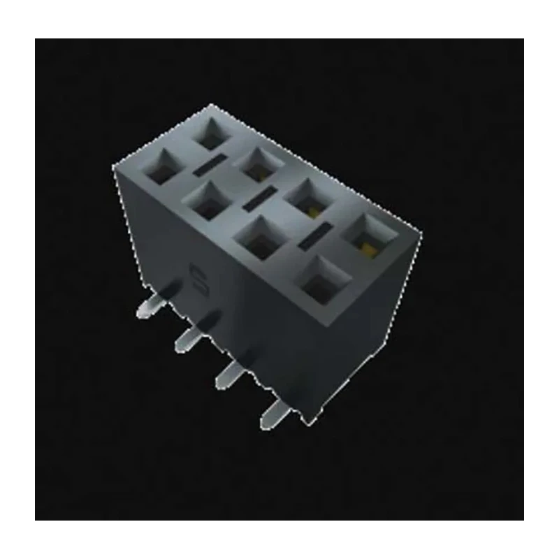 Samtec SSM Series Straight Surface PCB Socket, 50-Contact, 2 Row, 2.54 mm Pitch, Surface Mount SSM-125-L-DV-LC