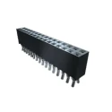 Samtec SSQ Series Straight Through Hole PCB Socket 10-Contact 1 Row 2.54 mm Pitch Through Hole SSQ-110-02-G-S