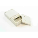 RS PRO Grey ABS Handheld Enclosure Integral Battery Compartment IP65 130 mm x 68 mm x 25 mm IP65
