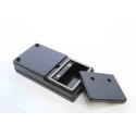 RS PRO Black ABS Handheld Enclosure Integral Battery Compartment IP65 130 mm x 68 mm x 25 mm IP65