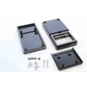 RS PRO Black ABS Handheld Enclosure Integral Battery Compartment IP65 130 mm x 68 mm x 25 mm IP65