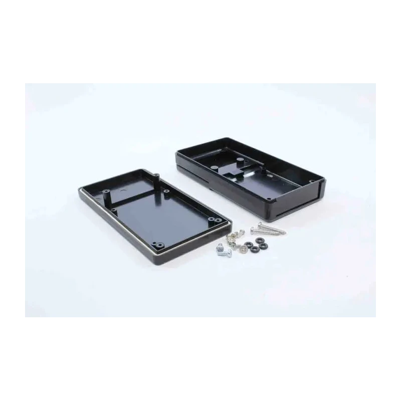 RS PRO Black ABS Handheld Enclosure Integral Battery Compartment IP65 130 mm x 68 mm x 25 mm IP65