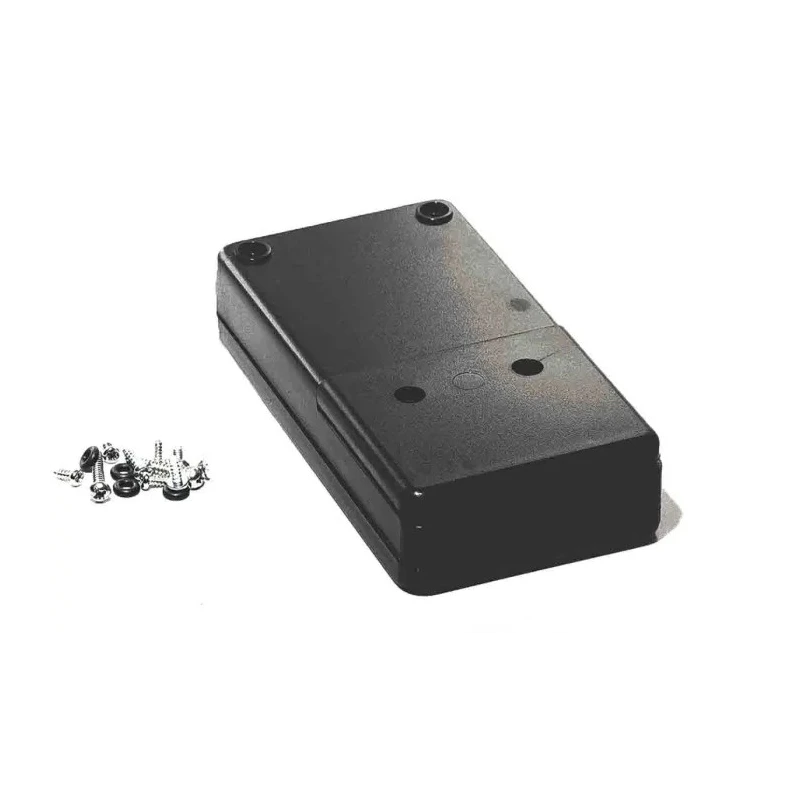 RS PRO Black ABS Handheld Enclosure Integral Battery Compartment IP54 130mm x 25mm x 68mm IP54