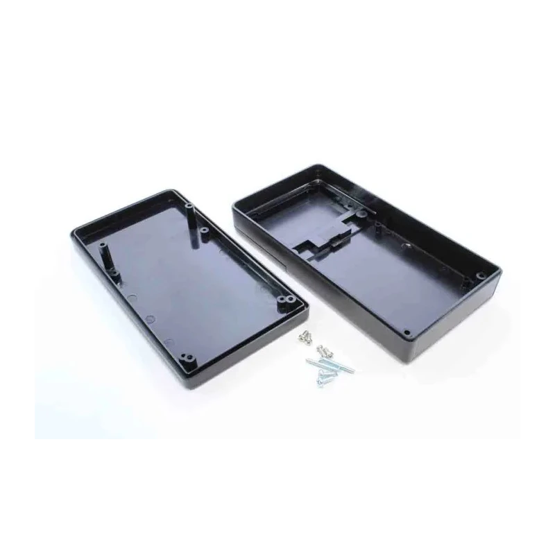 RS PRO Black ABS Handheld Enclosure Integral Battery Compartment IP54 160 mm x 84 mm x 30 mm IP54