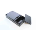 RS PRO Black ABS Handheld Enclosure Integral Battery Compartment IP54 160 mm x 84 mm x 30 mm IP54