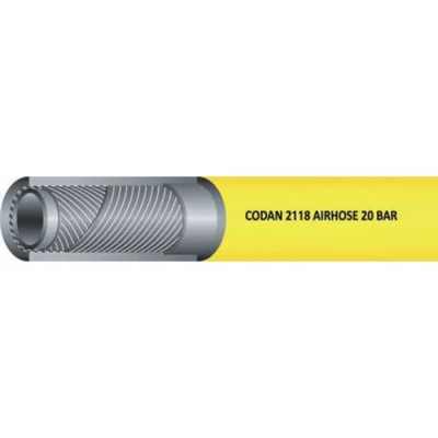 RS PRO Ethylene Propylene Diene Monomer Hose Pipe, 20 mm ID, 30 mm OD, Yellow, 25 m 486-564
