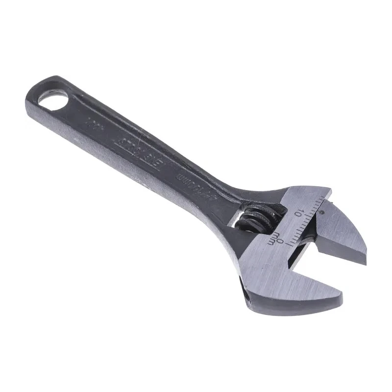 Teng Tools Adjustable Wrench 17 mm Jaw Capacity 100 mm Length Metal Handle 4001