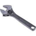 Teng Tools Adjustable Wrench 17 mm Jaw Capacity 100 mm Length Metal Handle 4001