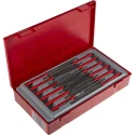 Teng Tools 12 Piece Needle File Set 50 mm Length Handle Included TTNF12