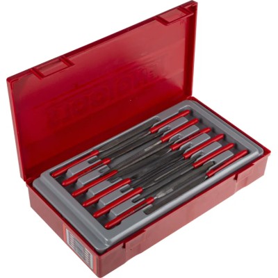 Teng Tools 12 Piece Needle File Set 50 mm Length Handle Included TTNF12