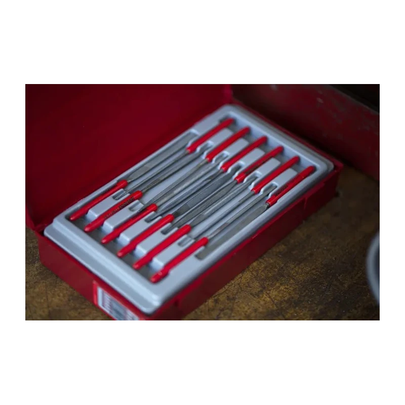 Teng Tools 12 Piece Needle File Set 50 mm Length Handle Included TTNF12