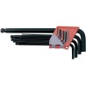Teng Tools 9 Piece L Metric Hex Key Set Black Finish Chrome Vanadium Steel 1.5 to 10 mm 1479MMA