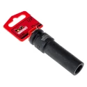 Teng Tools 13 mm 1/2 inch Drive 6 Point Impact Socket 21 mm Length 920613N