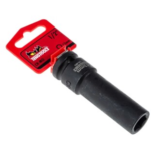 Teng Tools 13 mm 1/2 inch Drive 6 Point Impact Socket 21 mm Length 920613N