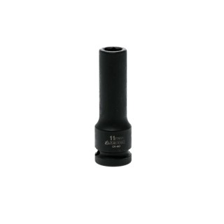 Teng Tools 11 mm 12.7 mm Drive 6 Point Impact Socket, Black Phosphate Finish, 18.5mm Length 920611N
