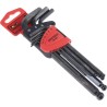 Teng Tools 9 Piece L Metric Hex Key Set, Hex Size 1.5 to 10 mm 1499MM