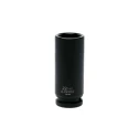 Teng Tools 22 mm 12.7 mm Drive 6 Point Impact Socket, Chrome Molybdenum Steel Black Phosphate Finish 920622N