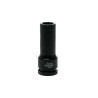Teng Tools 15 mm 12.7 mm Drive 6 Point Impact Socket, 23 mm Length 920615N