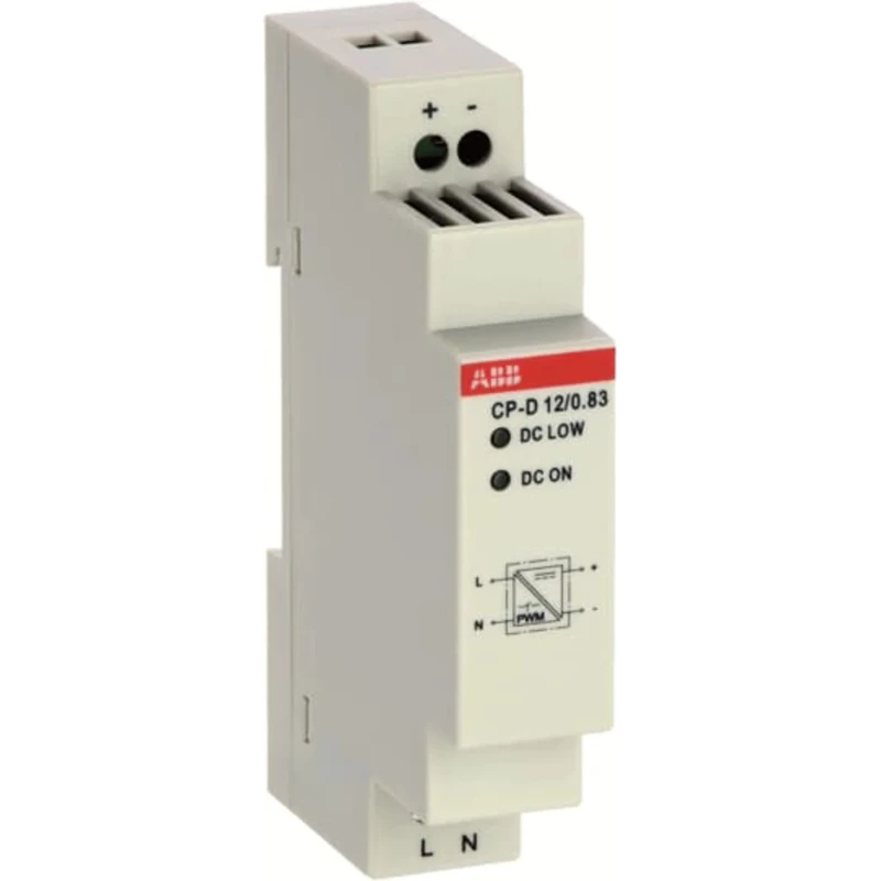 ABB CP-D Series Switched Mode DIN Rail Power Supply 240V AC/DC Input 24V DC 400mA Output 10W 1SVR427041R0000