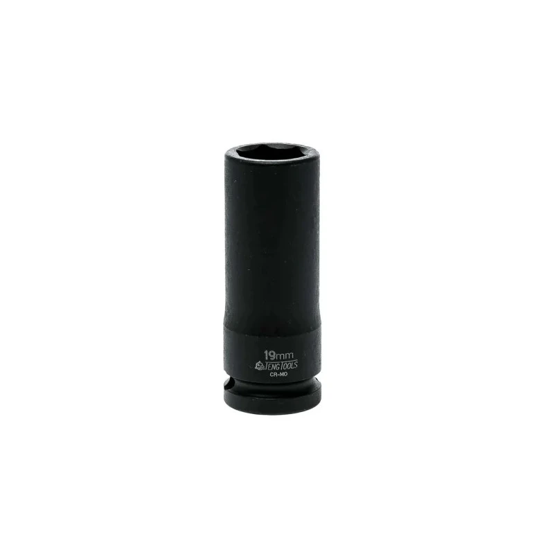 Teng Tools 19 mm 12.7 mm Drive Impact Socket, 28.5mm Length 920619N